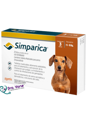 Simparica Antipulgas 20mg (5 a 10kg)
