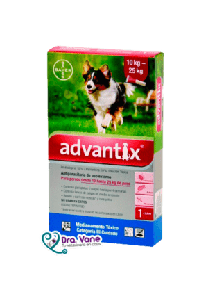 Antipulgas Advantix perros 2.5ml (10 - 25K)