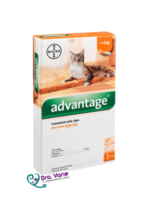 Antipulgas Advantage cat 1 x 0.4 ml (hasta 4kg)