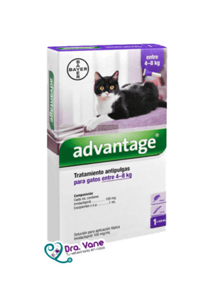 Antipulgas Advantage cat 1 x 0.8 ml (4-8kg)