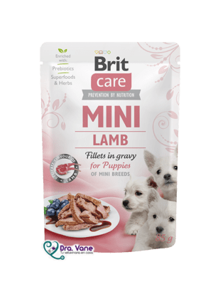 Brit Care Pouch Mini Puppy Lamb Fillets 85 g