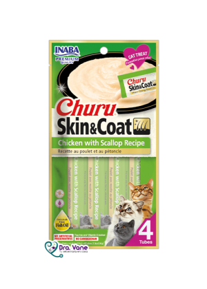 CHURU SKIN & COAT CHICKEN WITH SCALLOP RECIPE PACK 4 UNID