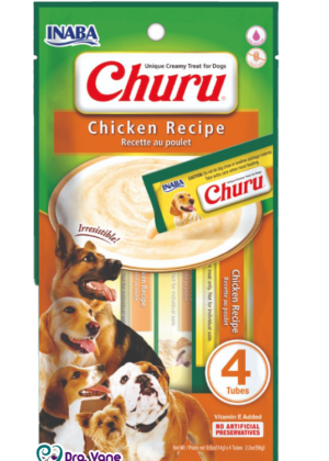 CHURU DOG POLLO 14 GR X 4 UNID